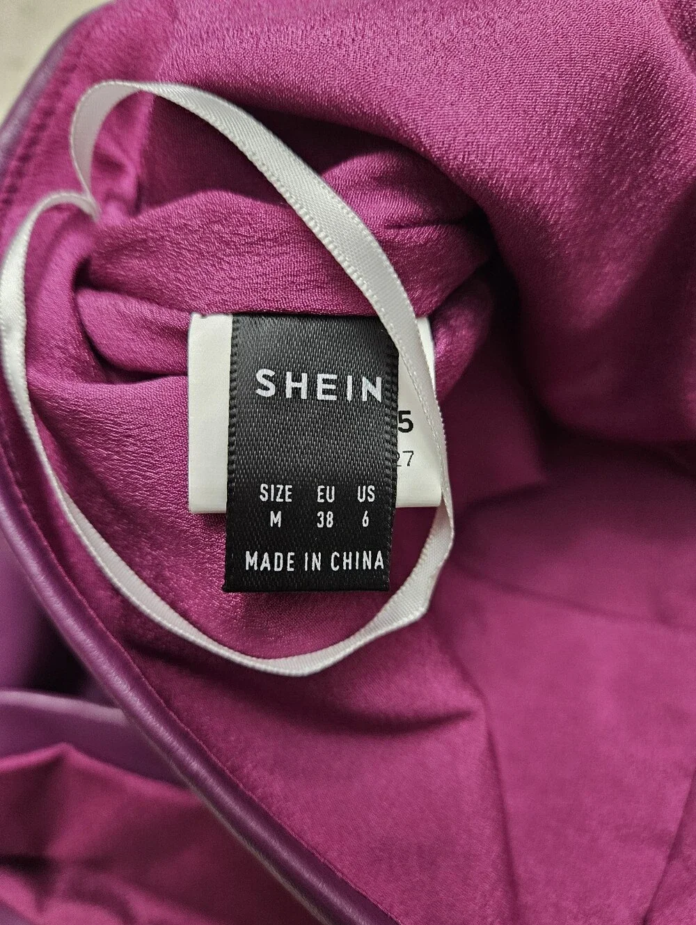 Shein Purple Faux Leather Mini Skirt - Women
